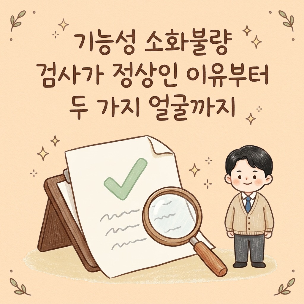 검사는 정상이라는데 왜 계속 불편할까요 — 기능성 소화불량