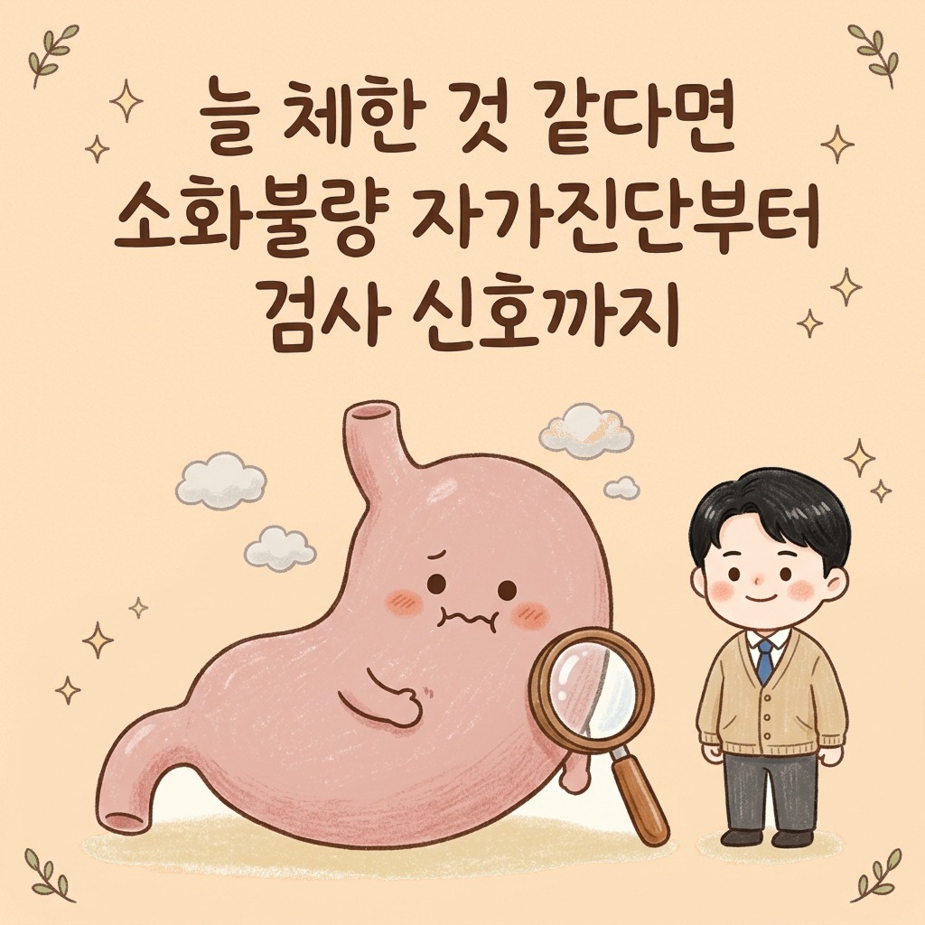 늘 체한 것 같습니다 — 소화불량, 어디까지가 정상일까요
