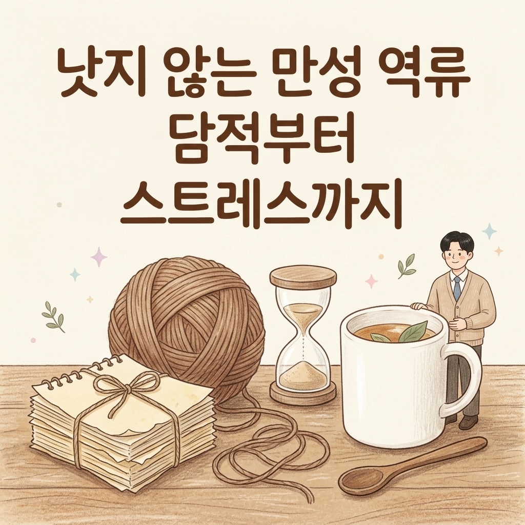 낫지 않는 만성 역류 — 담적과 기능성 소화불량 이야기