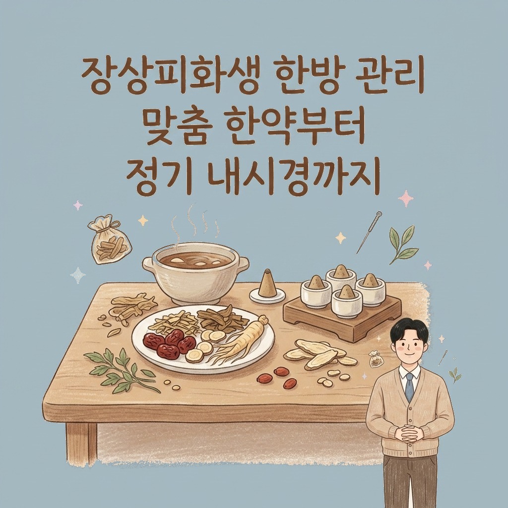 굳어 버린 위장을 되살리는 한방 관리