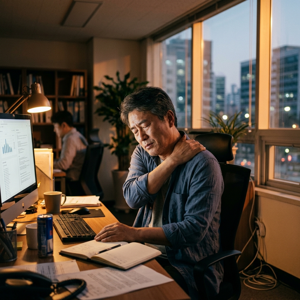 보약이 필요한 환자 이미지