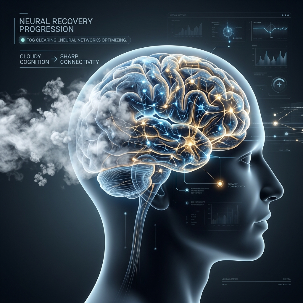 브레인포그 기전 의료 일러스트