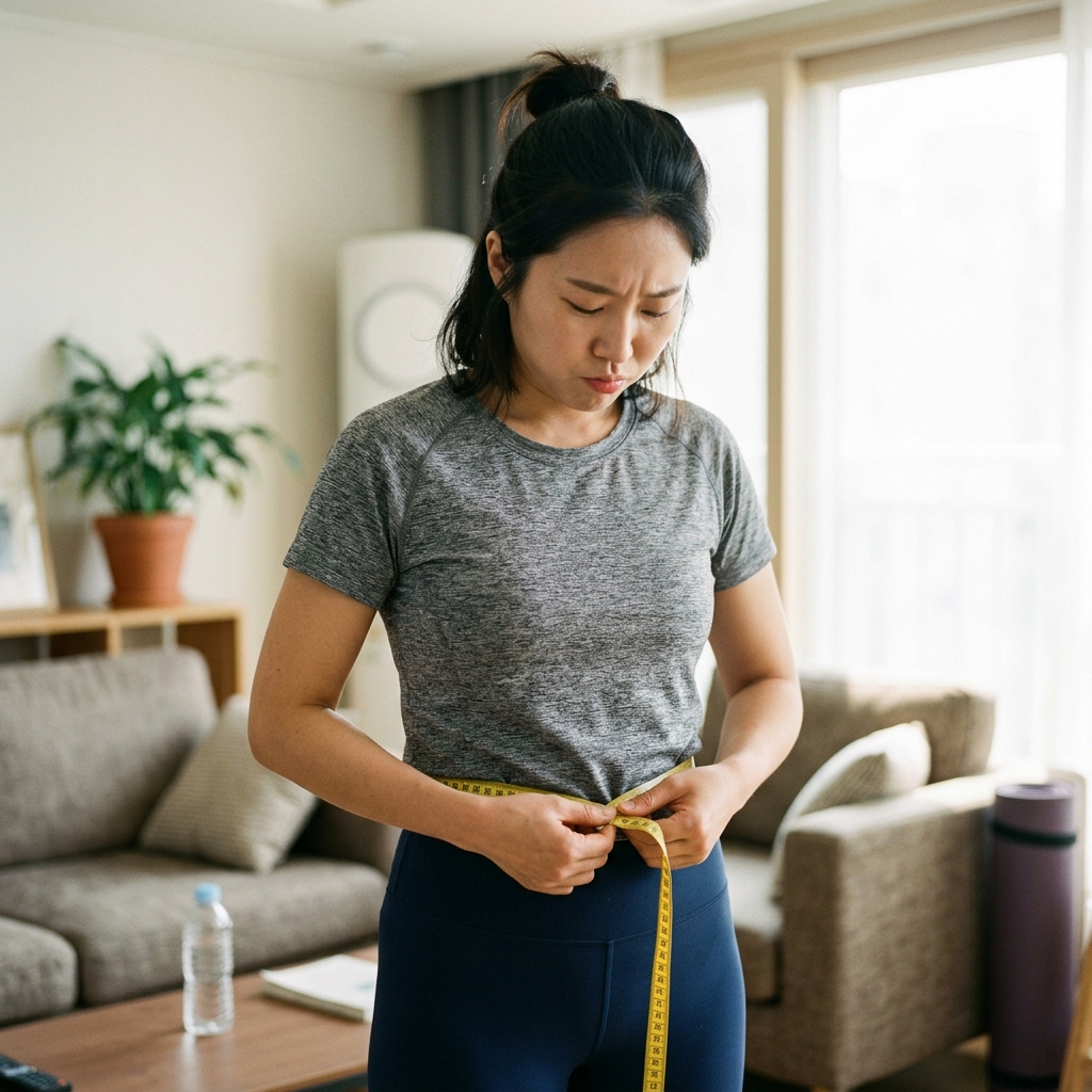 다이어트 고민 이미지