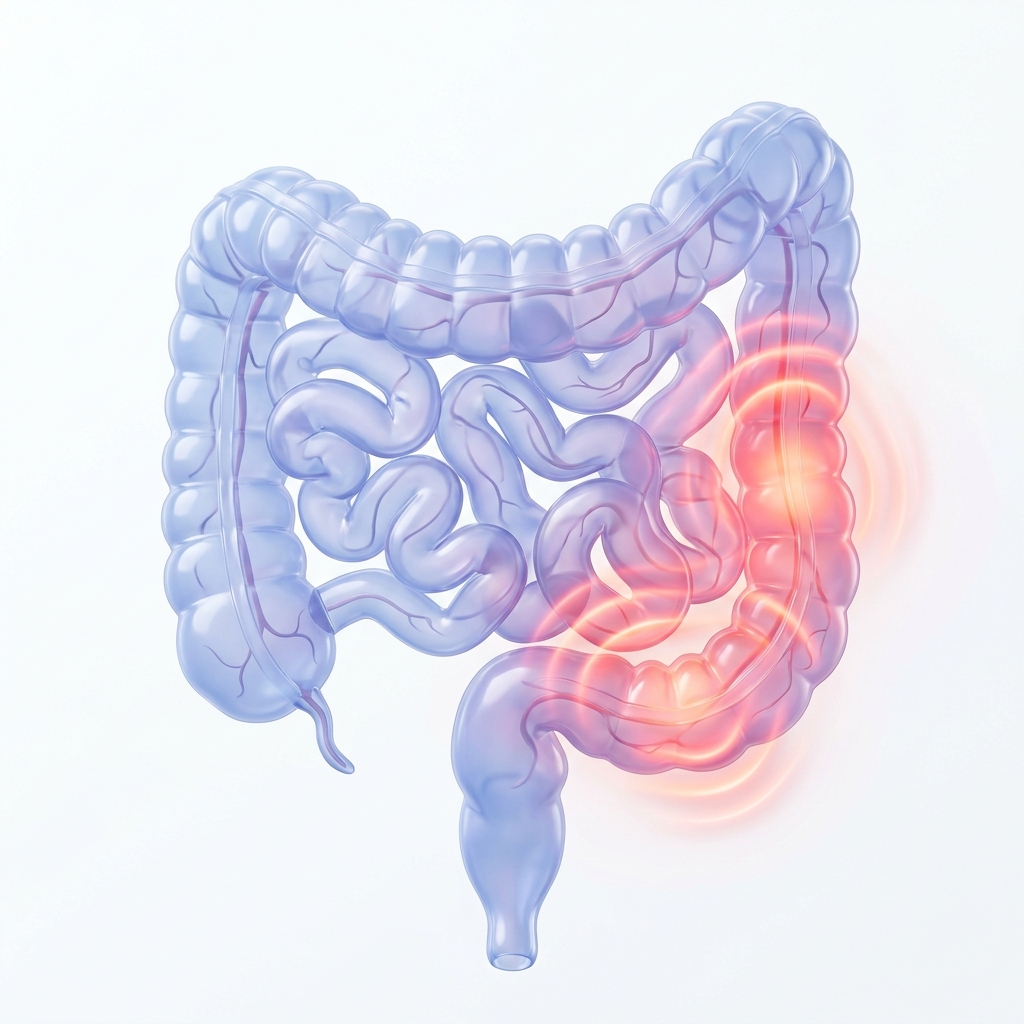 과민성대장증후군 대장 일러스트