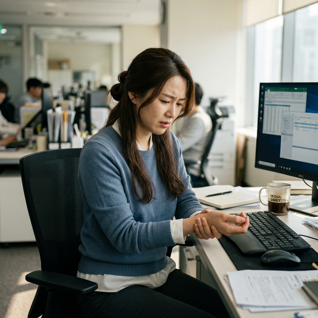 손목 통증 환자